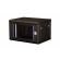 DR-631001 Шкаф 19" телекоммуникационный настенный, 6U 368х600х450 мм, дверь стекло, черный