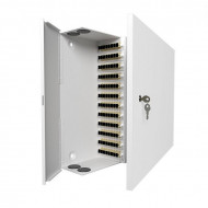 Настенный оптический кросс на 96 портов SС/PC 62,5/125 (OM1) укомплектованный Настенный оптический кросс на 96 портов SС/PC 62,5/125 (OM1) укомплектованный