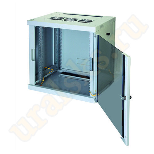 60W-06-64-31GY Шкаф настенный Racknet F30 6U 600 × 450, передняя дверь стеклянная 60W-06-64-31GY Шкаф настенный Racknet F30 6U 600 × 450, передняя дверь стеклянная