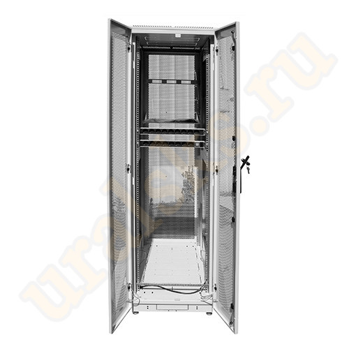 ШТК-М-42.8.10-48АА Шкаф серверный напольный 42U (800x1000) дверь перфорированная, задние двойные перф.
