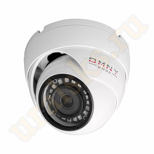 OMNY BASE miniDome2E-U v2 IP камера миникупольная 2Мп (1920×1080) 25к/с, 2.8мм, F1.8, 802.3af A/B, 12±1В DC, ИК до 25м, встр.микр, DWDR, USB2.0