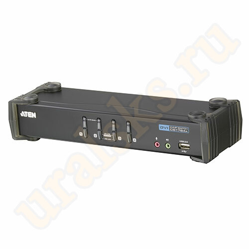 CS1764A-AT-G Настольный KVM Переключатель DVI-I, USB