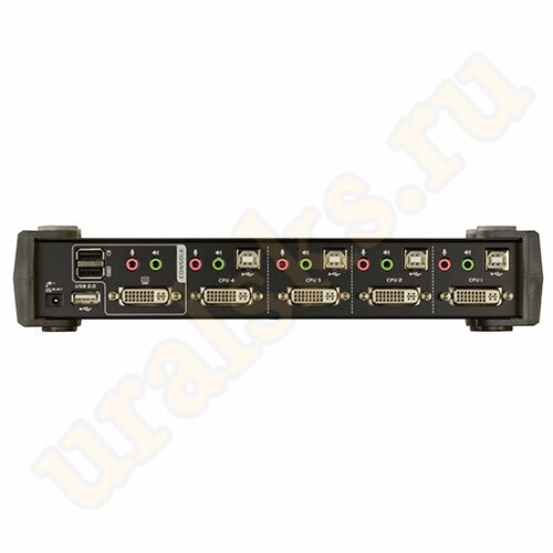 CS1764A-AT-G Настольный KVM Переключатель DVI-I, USB CS1764A-AT-G Настольный KVM Переключатель DVI-I, USB