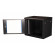 DR-632001 Шкаф 19" телекоммуникационный настенный, 9U 501х600х450 мм, дверь стекло, черный