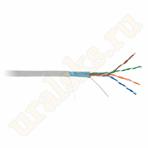 EC-UF004-5E-PVC-GY Кабель NETLAN F/UTP 4 пары, Кат.5e, внутренний, PVC, серый, 305м