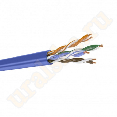 DR-140057 Кабель кат.5е, 4 пары U/UTP, жила 0,51 (+/- 0,01), PVCLS нг(А)-LSLTx, синий, коробка 305 м