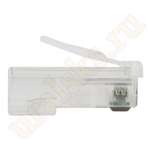 DR-3002 Коннектор (вилка) UTP кат.5e 8P8C универсальная, 15U", 3 зубца, упак 100 шт DR-3002 Коннектор (вилка) UTP кат.5e 8P8C универсальная, 15U", 3 зубца, упак 100 шт