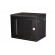 DR-652001 Шкаф 19" телекоммуникационный настенный, 9U 501х600х450 мм, дверь перфорация, черный