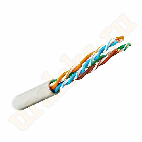 DR-141011 Кабель кат.6, 4 пары U/UTP, 23AWG, PVCLS нг(А)-LSLTx, белый, катушка 500 м DR-141011 Кабель кат.6, 4 пары U/UTP, 23AWG, PVCLS нг(А)-LSLTx, белый, катушка 500 м