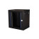 DR-633001 Шкаф 19" телекоммуникационный настенный, 12U 635х600х450 мм, дверь стекло, черный