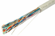 Cabeus UTP-25P-Cat.5-IN Кабель витая пара UTP (U/UTP), категория 5, 25 пар (24 AWG), одножильный (solid), PVC (цена за 1м) Cabeus UTP-25P-Cat.5-IN Кабель витая пара UTP (U/UTP), категория 5, 25 пар (24 AWG), одножильный (solid), PVC (цена за 1м)
