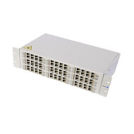 Оптический кросс ЦМО 19", 3U, до 72 портов, цвет черный