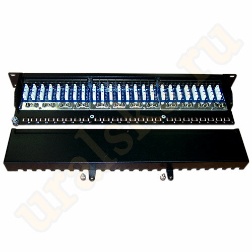 Патч-панель TWT-PP24STP/6 19", 24 порта RJ-45, кат 6, STP, 1U