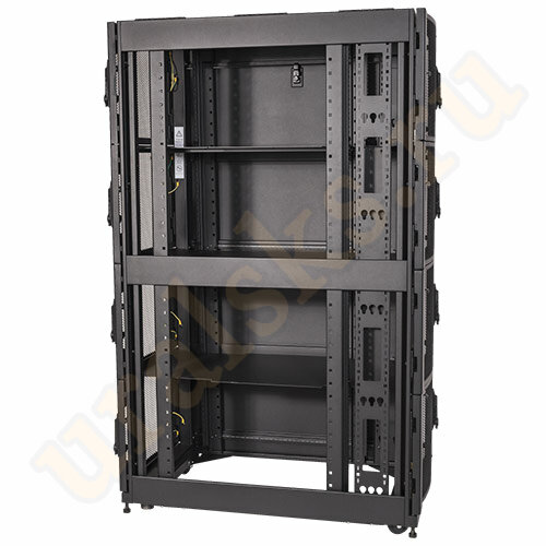 Шкаф LAN-DC-CBP4-42Ux6x10 LANMASTER DCS 42U 600x1070, с боковыми панелями