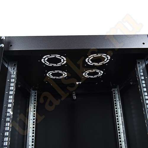 DR-700001 Шкаф напольный Datarex 19", 20U 600х600, дверь стекло, задняя стенка сплошная, черный