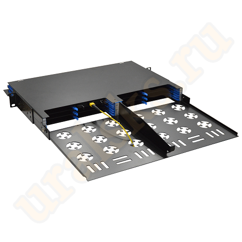 LAN-FOBM-12MCC-1U Бокс 19" на 12 компактных кассет MPO, 1U, черный Lanmaster LAN-FOBM-12MCC-1U Бокс 19" на 12 компактных кассет MPO, 1U, черный Lanmaster