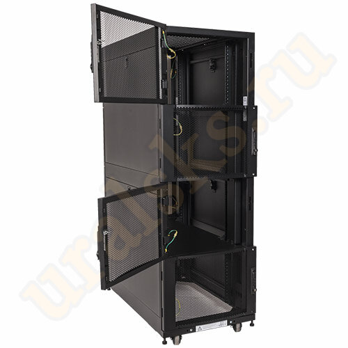 Шкаф LAN-DC-CBP4-48Ux6x10 LANMASTER DCS 48U 600x1070, с боковыми панелями