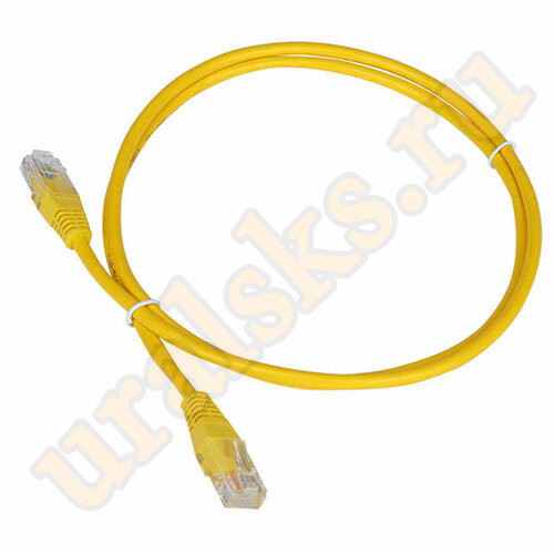 DR-181425 Коммутационный шнур U/UTP категория 5e LSZH нг(А)-HF 15,0 м, желтый