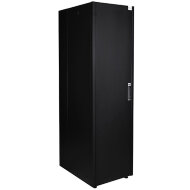 Шкаф напольный Datarex 19", 47U 600х1000, передняя дверь металл, задняя стенка сплошная, металл, черный Шкаф напольный Datarex 19", 47U 600х1000, передняя дверь металл, задняя стенка сплошная, металл, черный