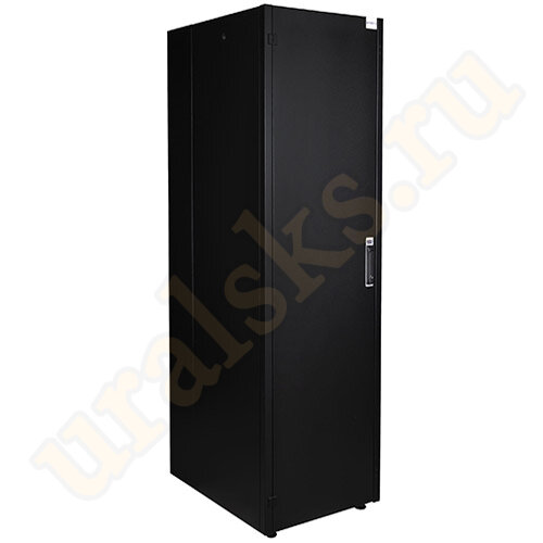 DR-710631 Шкаф напольный Datarex 19", 47U 600х1000, передняя дверь металл, задняя стенка сплошная, металл, черный