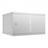 WSC-05D-6U55/45m Шкаф телекоммуникационный настенный 19" 6U, серия LIGHT разборный, дверь металл, цвет серый WSC-05D-6U55/45m Шкаф телекоммуникационный настенный 19" 6U, серия LIGHT разборный, дверь металл, цвет серый