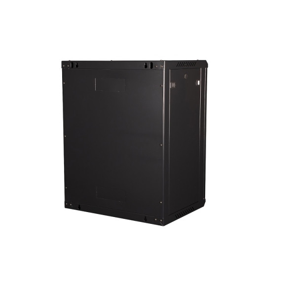 DR-644001 Шкаф 19" телекоммуникационный настенный, 15U 769х600х450 мм, дверь металл, черный
