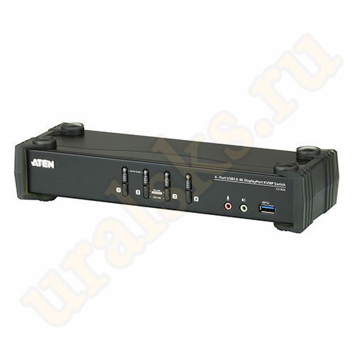 CS1924-AT-G Настольный KVM Переключатель DisplayPort, USB