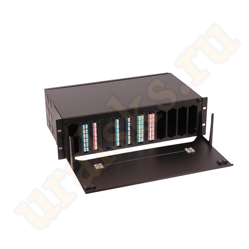 LAN-FOBM-12MCS-3U Бокс 19" на 12 кассет MPO, 3U, черный Lanmaster LAN-FOBM-12MCS-3U Бокс 19" на 12 кассет MPO, 3U, черный Lanmaster
