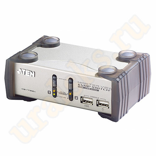CS1732AC-AT Настольный KVM Переключатель VGA, USB