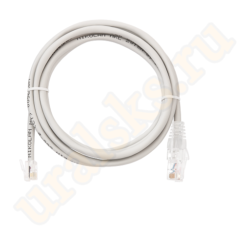 NMC-PC2UC25T-050-C-GY Шнур телефонный NIKOMAX U/UTP 2 пары, Кат.3 (Класс C), 16МГц, RJ11/6P4C-RJ45/8P8C, Direct, колпачок с защитой защелки, многожильный, BC (чистая медь), 24AWG (7х0,192мм), LSZH нг(А)-HFLTx, серый, 5,0м