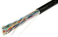 Cabeus UTP-25P-Cat.5-OUT Кабель витая пара UTP (U/UTP), категория 5, 25 пар (24 AWG), одножильный (solid), для внешней прокладки, UV PE (цена за 1м) Cabeus UTP-25P-Cat.5-OUT Кабель витая пара UTP (U/UTP), категория 5, 25 пар (24 AWG), одножильный (solid), для внешней прокладки, UV PE (цена за 1м)