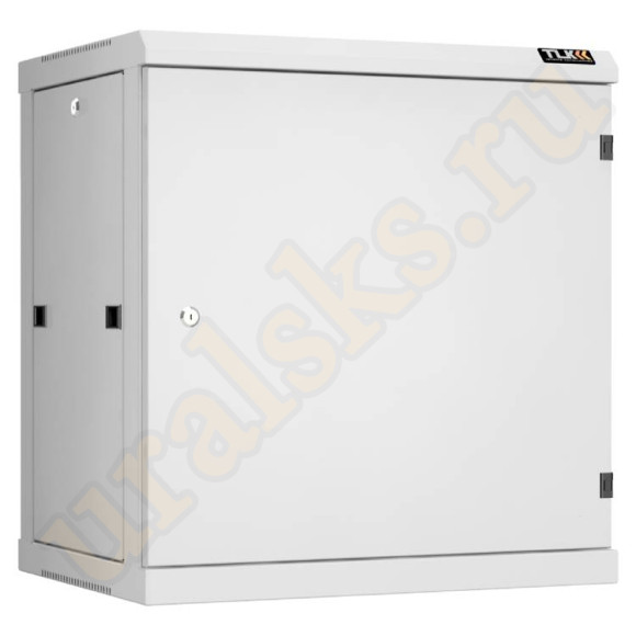 TWC-126060-R-M-GY Настенный разборный шкаф TLK 19", 12U, металлическая дверь, Ш600хВ636хГ600мм, 2 пары монтажных направляющих, серый