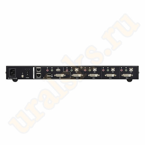CM1164A-AT-G Настольный KVM Переключатель DVI-D, USB