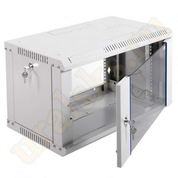 ШРН-Э-6.350 Настенный телеком шкаф 6U 600x350мм дверь стекло