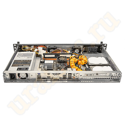 Серверный корпус 1U NR-N125CD 300Вт черный NegoRack