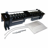 Патч-панель настенная, 12 портов RJ-45, категория 5e, UTP, вертикальная Патч-панель настенная, 12 портов RJ-45, категория 5e, UTP, вертикальная