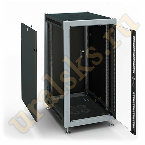 SL 6633.912 Шкаф чёрный напольный 33U SYSMATRIX SL (600x600мм) дверь стекло SL 6633.912 Шкаф чёрный напольный 33U SYSMATRIX SL (600x600мм) дверь стекло