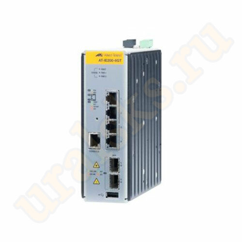 AT-IE200-6GT-80 Коммутатор Managed Industrial switch with 2 x 100/1000 SFP,  4 x 10/100/1000T