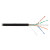 EC-UU004-6-PE-BK Кабель NETLAN U/UTP 4 пары, Кат.6, внешний, PE -40, 305м