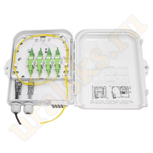 SNR-FTTH-FDB-08J Коробка распределительная оптическая