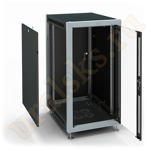 SL 6837.912 Шкаф чёрный напольный 37U SYSMATRIX SL (600x800мм) дверь стекло SL 6837.912 Шкаф чёрный напольный 37U SYSMATRIX SL (600x800мм) дверь стекло