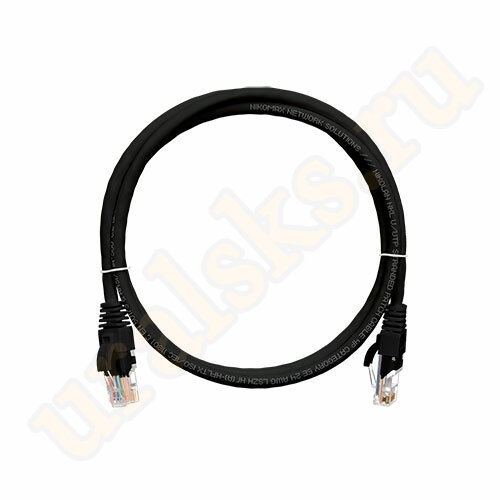 NMC-PC4UD55B-030-BK Коммутационный шнур NIKOMAX, U/UTP, категории 5e, PVC, 3м, черный
