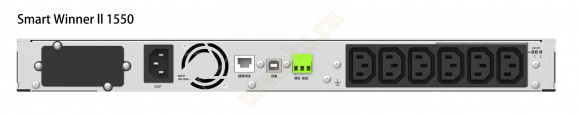 1384148 Источник бесперебойного питания Ippon Smart Winner II 1550 1U 1000Вт 1500ВА черный