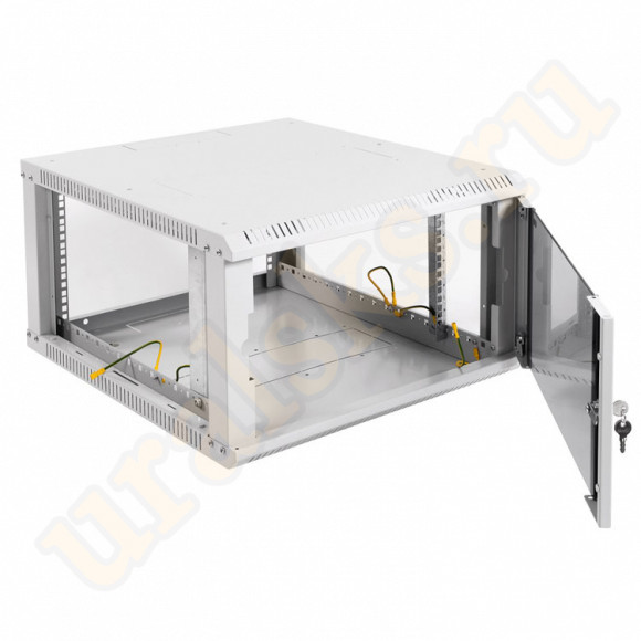 ШРН-Э-6.650 Настенный телеком шкаф 6U 600x650мм дверь стекло
