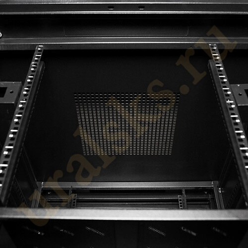 GDR-376080BM Шкаф напольный телекоммуникационный 37U (600x800) дверь металл, цвет чёрный