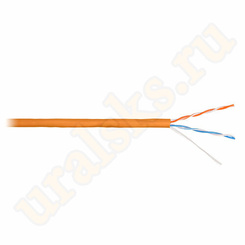 NKL 2110C-OR Кабель NIKOLAN U/UTP, 2 пары, Кат.5, 24 AWG, внутренний, LSZH, 305м