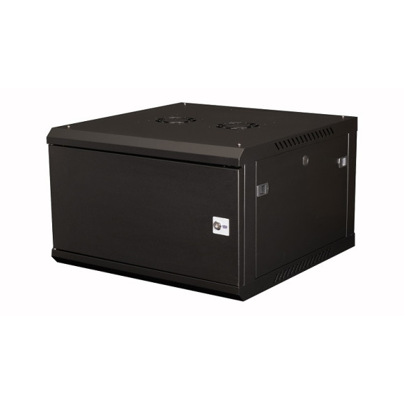 DR-641101 Шкаф 19" телекоммуникационный настенный, 6U 368х600х600 мм, дверь металл, черный DR-641101 Шкаф 19" телекоммуникационный настенный, 6U 368х600х600 мм, дверь металл, черный