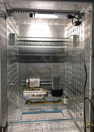 ШТВ-НН-12.6.5-4ААА-Т1 Шкаф уличный всепогодный настенный укомпл. 12U (Ш600 × Г500), нерж. сталь, комплектация Т1-IP54/55