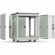 RSRO-606012/PMGY Шкаф серверный напольный 12U 600x600 перфорированная дверь, цвет серый RSRO-606012/PMGY Шкаф серверный напольный 12U 600x600 перфорированная дверь, цвет серый