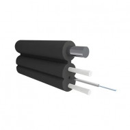 Кабель оптический Alpha Mile Flex FTTx 1 волокно G657A1, с дополнительным несущим элементом (1.0 мм), LSZH